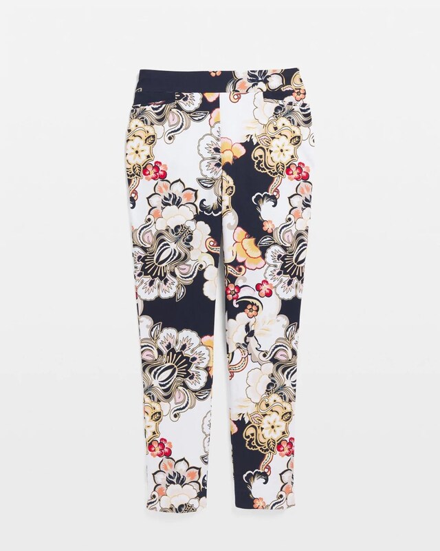 Brigitte Warm Floral Ankle Pants - image 5